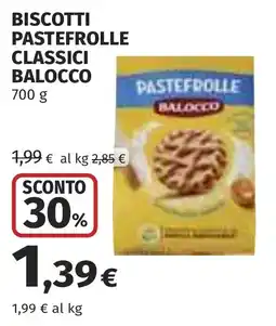 Coop Biscotti pasteFrolle classici Balocco offerta