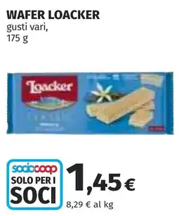 Coop Wafer Loacker offerta