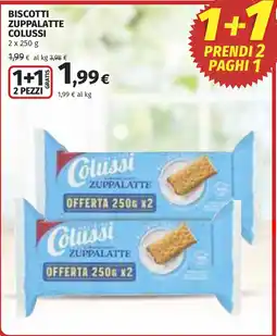 Coop Biscotti zuppallette Colussi offerta