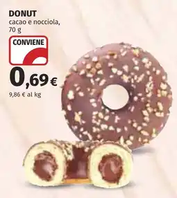 Coop Donut cacao e nocciola offerta