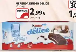 Coop Kinder délice offerta
