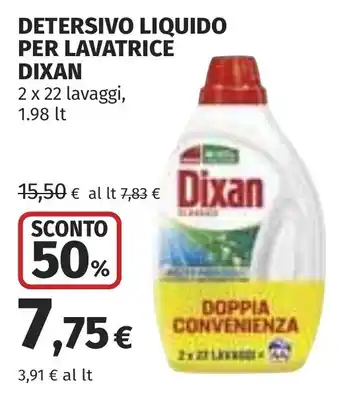 Detersivo liquido per lavatrice Dixan
