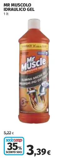 Coop Mr Muscle idraulico gel offerta