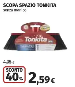 Coop Scopa spazio Tonkita senza manico offerta