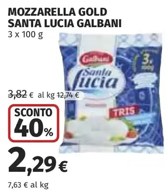 Mozzarella gold santa lucia galbani