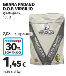 Coop Grana Padano D.O.P. Virgilio grattugiato offerta