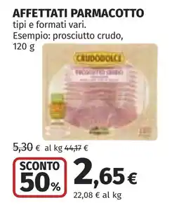 Coop Affettati Parmacotto offerta
