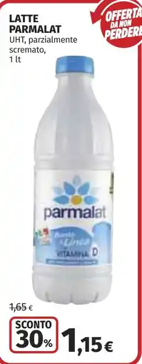 Coop Latte Parmalat UHT, parzialmente scremato offerta