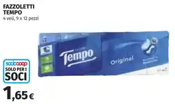 Coop Fazzoletti Tempo offerta