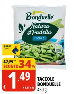 Tigros Taccole Bonduelle offerta