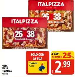 Tigros Pizza 26x38 Italpizza offerta