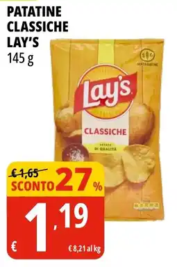 Tigros Patatine classiche Lay's offerta