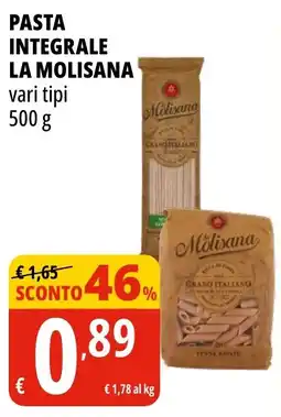 Tigros Pasta integrale La Molisana offerta