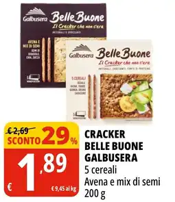 Tigros Cracker belle buone galbusera offerta