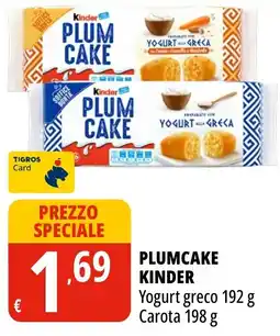 Tigros Plumcake Kinder offerta