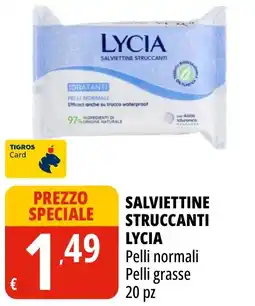 Tigros Salviettine struccanti Lycia offerta