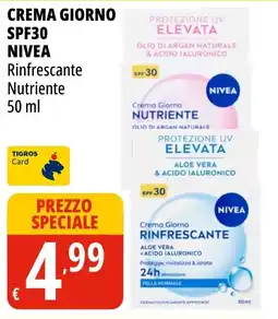 Tigros Crema giorno Nivea offerta
