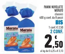 Conad Panini nuvolatte Morato classici offerta