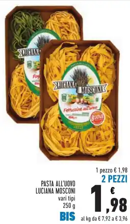 Conad Pasta all'uovo Luciana Mosconi offerta