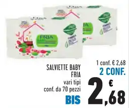 Conad Salviette baby Fria offerta