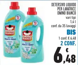 Conad Detersivo liquido per lavatrice Omino Bianco offerta