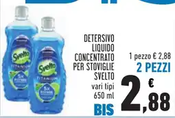 Conad Detersivo liquido concentrato per stoviglie Svelto offerta