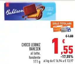 Conad Choco Leibniz Bahlsen offerta