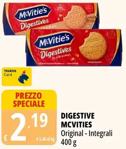 Tigros Digestive McVities offerta