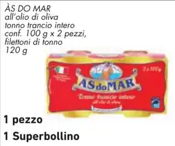 Conad Às do Mar tonno trancio intero offerta