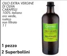 Conad Olio extra vergine di oliva Carapelli oro verde offerta