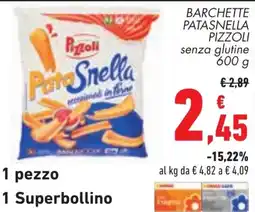 Conad Barchette patasnella pizzoli senza glutine offerta