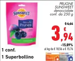 Conad Sunsweet prugne offerta