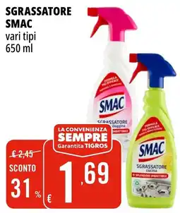 Tigros Sgrassatore Smac offerta