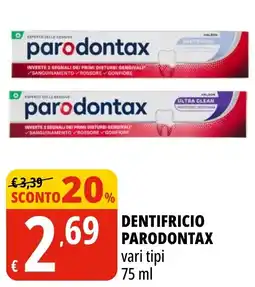 Tigros Dentifricio Parodontax offerta