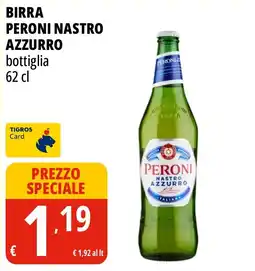 Tigros Peroni Nastro Azzurro offerta