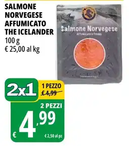 Tigros Salmone Norvegese Affumicato The Icelander offerta