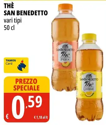 Tigros Thè San Benedetto offerta