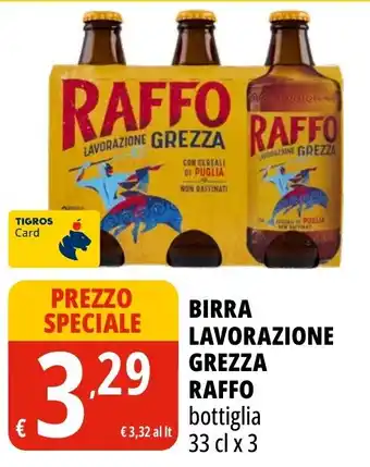 Birra lavorazione grezza Raffo