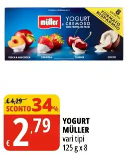Tigros Yogurt Müller vari tipi offerta