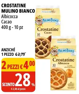 Tigros Crostatine Mulino Bianco offerta