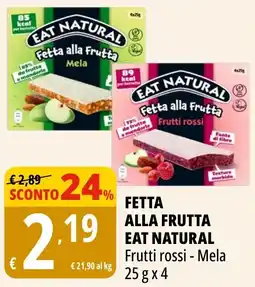 Tigros Fetta alla frutta Eat Natural Frutti rossi - Mela offerta