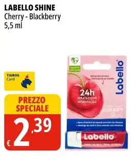 Tigros Labello Shine offerta