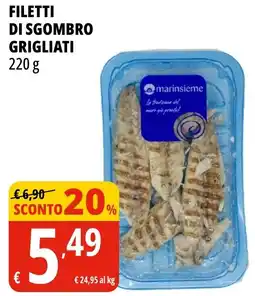 Tigros Filetti di sgombro grigliati marin sieme offerta