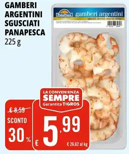 Tigros Gamberi argentini sgusciati Panapesca offerta