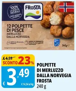 Tigros Polpette di merluzzo dalla Norvegia Frosta offerta
