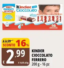 Tigros Kinder Cioccolato Ferrero offerta