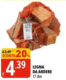 Tigros Legna da ardere offerta