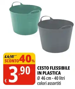 Tigros Cesto flessibile in plastica offerta