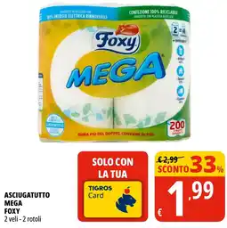 Tigros Asciugatutto mega foxy offerta