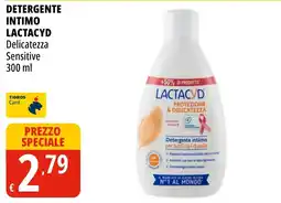 Tigros Detergente intimo Lactacyd Delicatezza Sensitive offerta